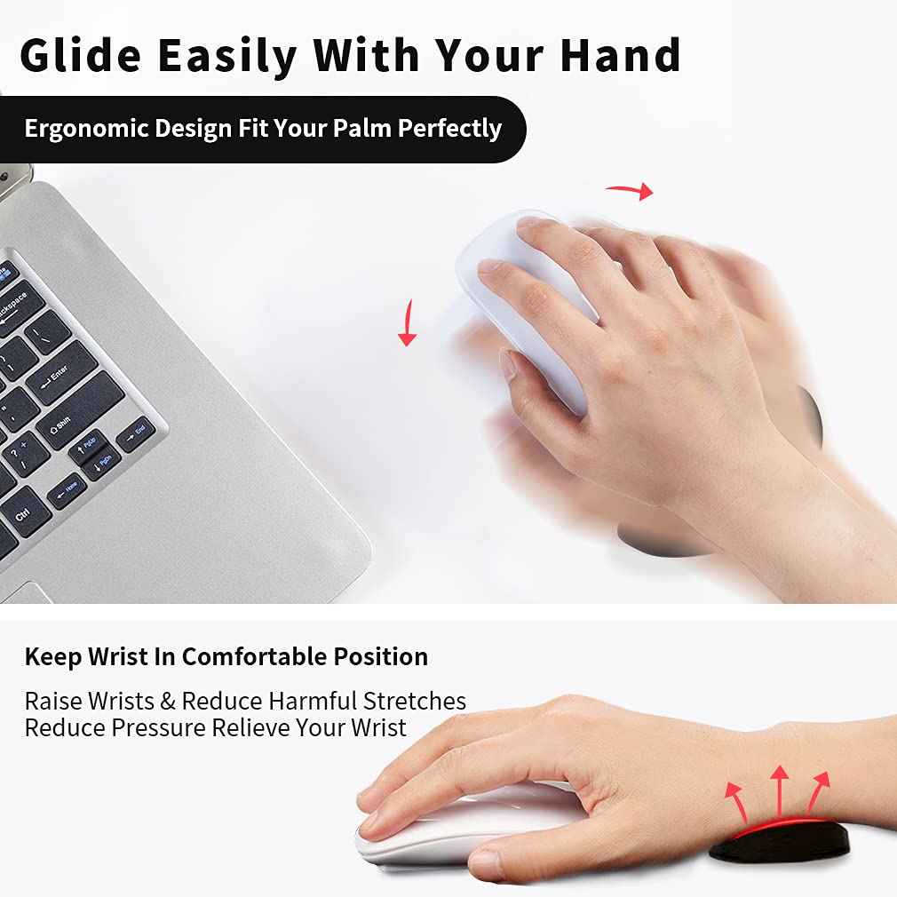 Ergonovia Silicone Gel Ergonomic Wrist Rest Mouse Pad