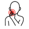 Neck pain from laptop use