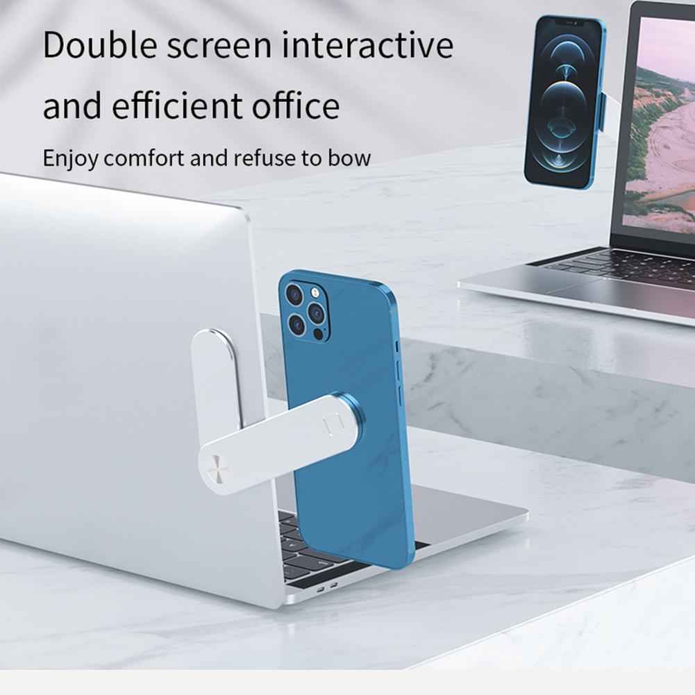 Ergonovia Magnetic Laptop Side Mount Phone & Tablet Holder